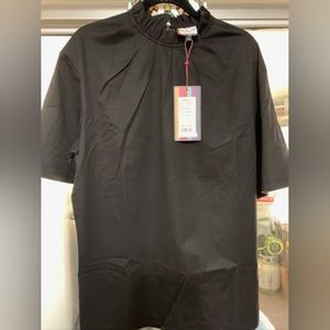 Mukzin ruffle neck shirt